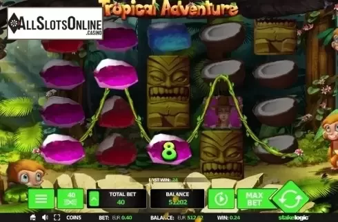 Screen 5. Tropical Adventure from StakeLogic