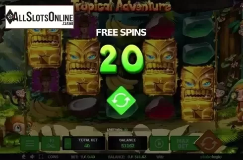 Screen 7. Tropical Adventure from StakeLogic