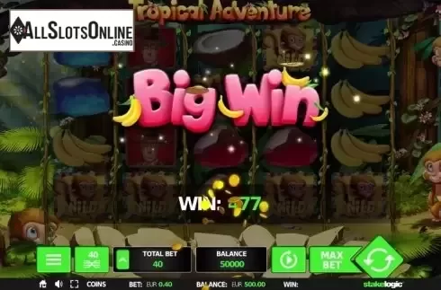 Screen 3. Tropical Adventure from StakeLogic