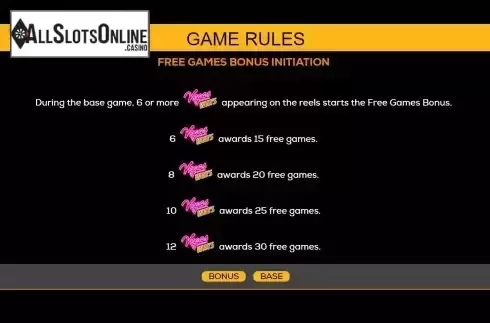 Free Game Feature screen