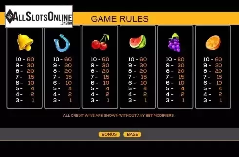Game Table screen 2