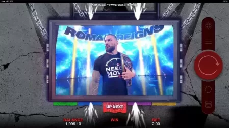 WWE Clash of the Wilds slot screenshot 3