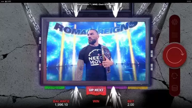 WWE Clash of the Wilds slot screenshot 3