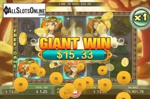 Giant Win screen