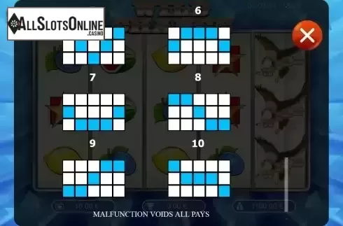 Paylines screen 2
