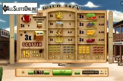Screen2. Wild Jack (BF Games) from BF games