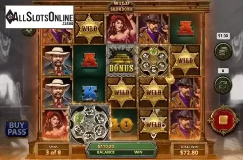 Free Spins Gameplay Screen