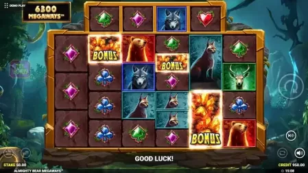 Almighty Bear Megaways slot screenshot 2