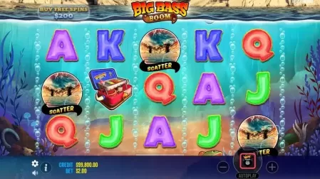 Big Bass Boom slot screenshot 2