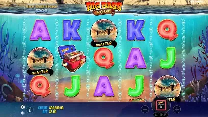 Big Bass Boom slot screenshot 2