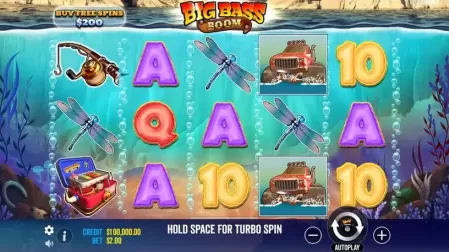 Big Bass Boom slot screenshot 1