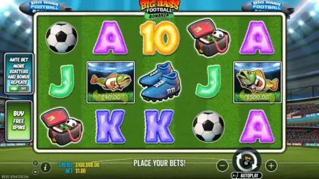 Big Bass Football Bonanza slot screenshot 1