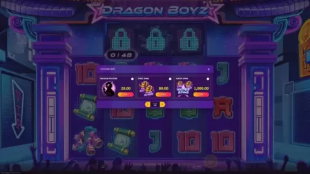 Dragon Boyz slot screenshot 2
