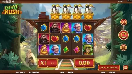 Goat Rush slot screenshot 1