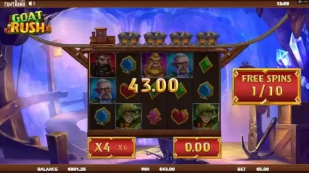 Goat Rush slot screenshot 5