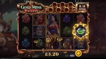 Gold Mine Mistress slot screenshot 4