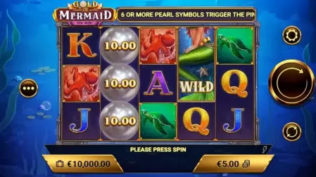 Gold of Mermaid slot screenshot 1