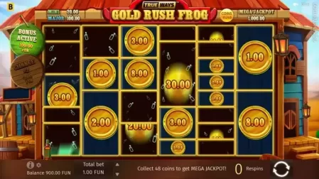 Gold Rush Frog slot screenshot 3