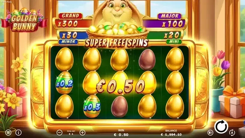 Golden Bunny slot screenshot 2