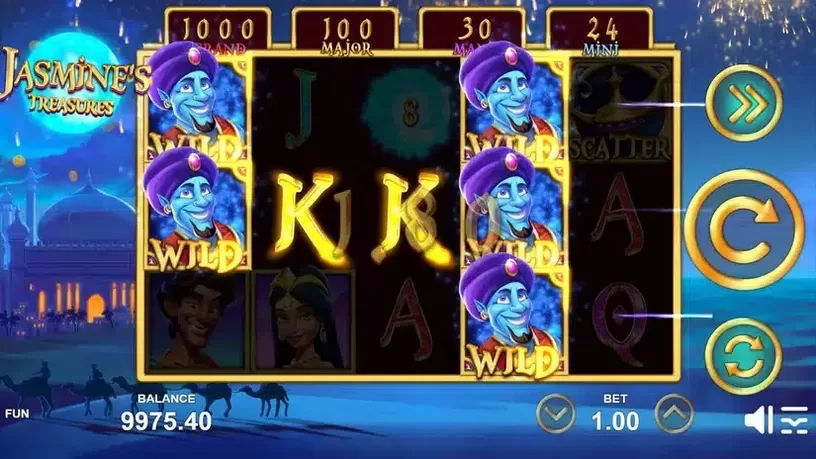 Jasmine's Treasures slot screenshot 4