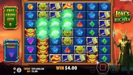 Loki’s Riches slot screenshot 4