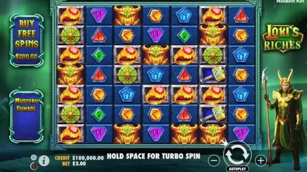 Loki’s Riches slot screenshot 1