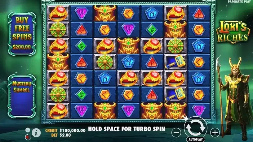 Loki’s Riches slot screenshot 1