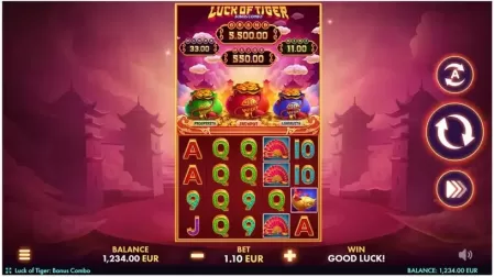 Luck of Tiger: Bonus Combo slot screenshot 1