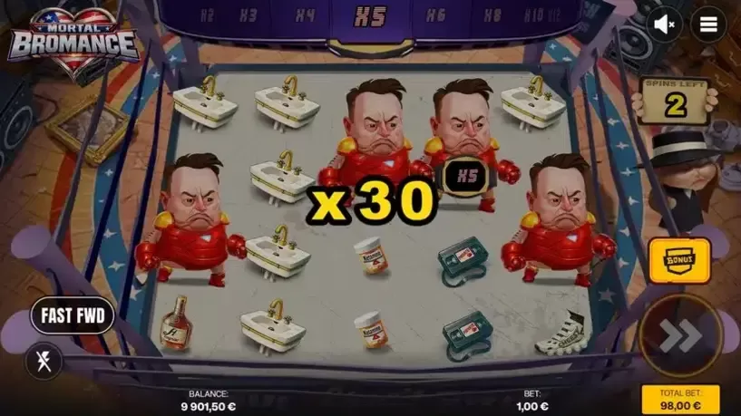 Mortal Bromance slot screenshot 