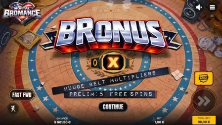 Mortal Bromance slot screenshot 3