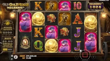 Old Gold Miner Megaways slot screenshot 3