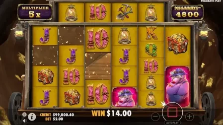 Old Gold Miner Megaways slot screenshot 6