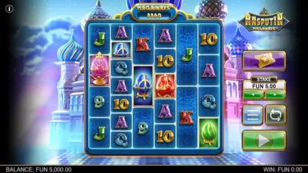 Rasputin Megaways slot screenshot 1
