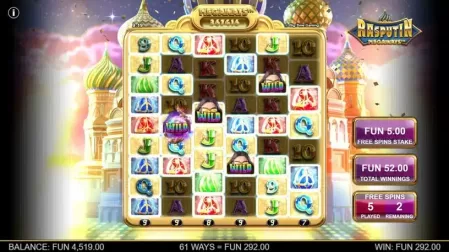 Rasputin Megaways slot screenshot 6