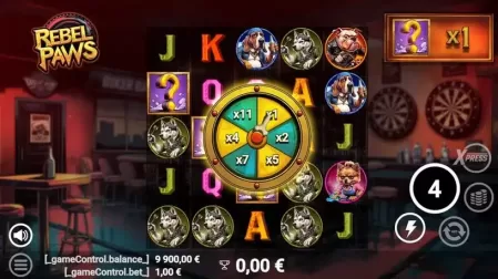 Rebel Paws slot screenshot 3