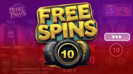 Rebel Paws slot screenshot 5