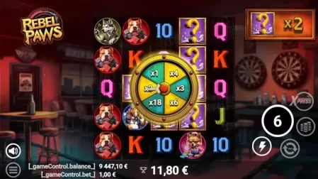 Rebel Paws slot screenshot 6