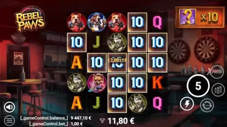 Rebel Paws slot screenshot 7