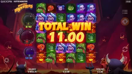 Scatter Monsters slot screenshot 6
