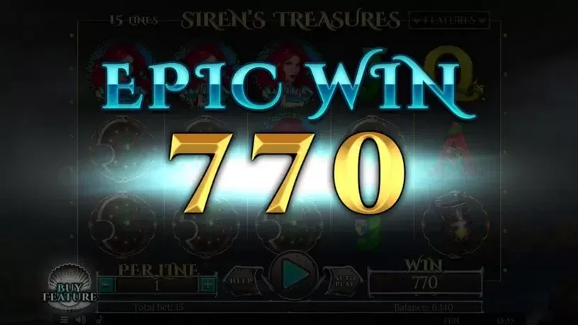 Sirens Treasures 15 Lines Edition slot screenshot 7