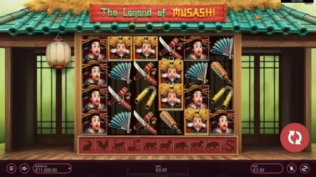 The Legend of Musashi slot screenshot 1