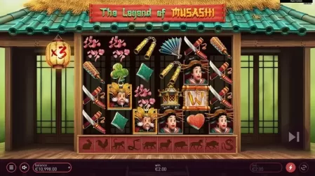 The Legend of Musashi slot screenshot 2