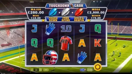 Touchdown Cash slot screenshot 1
