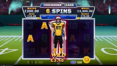 Touchdown Cash slot screenshot 3