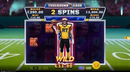 Touchdown Cash slot screenshot 4