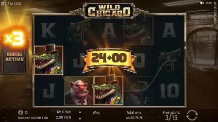 Wild Chicago slot screenshot 4