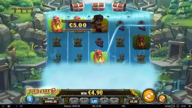 Wild Falls 2 slot screenshot 2