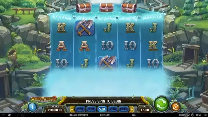 Wild Falls 2 slot screenshot 1