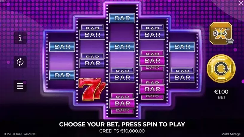 Wild Mirage slot screenshot 1