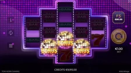 Wild Mirage slot screenshot 2